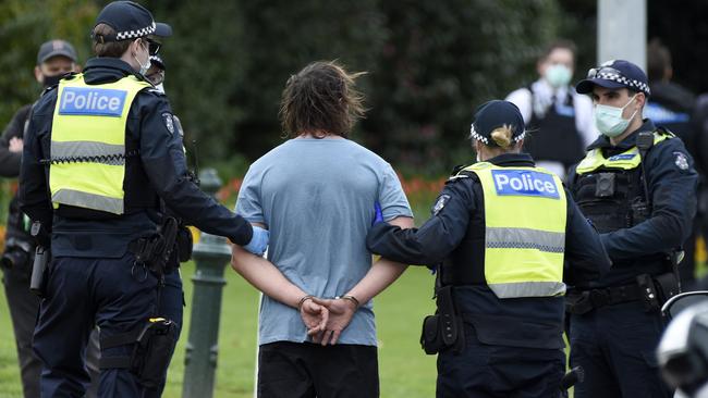 There are about 70 crimes every day by offenders released by the courts. Picture: Andrew Henshaw