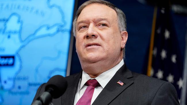 US Secretary of State Mike Pompeo. Picture: AFP.