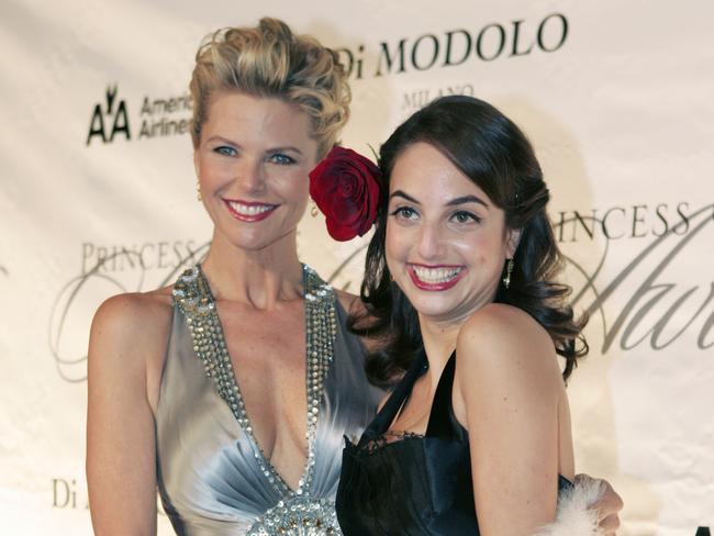 Alexa Ray Joel with her mum Christie Brinkley in 2006. Picture: Supplied