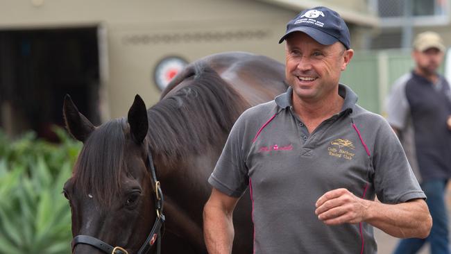 Trainer Brett Dodson has Gobbled close to scoring another win.