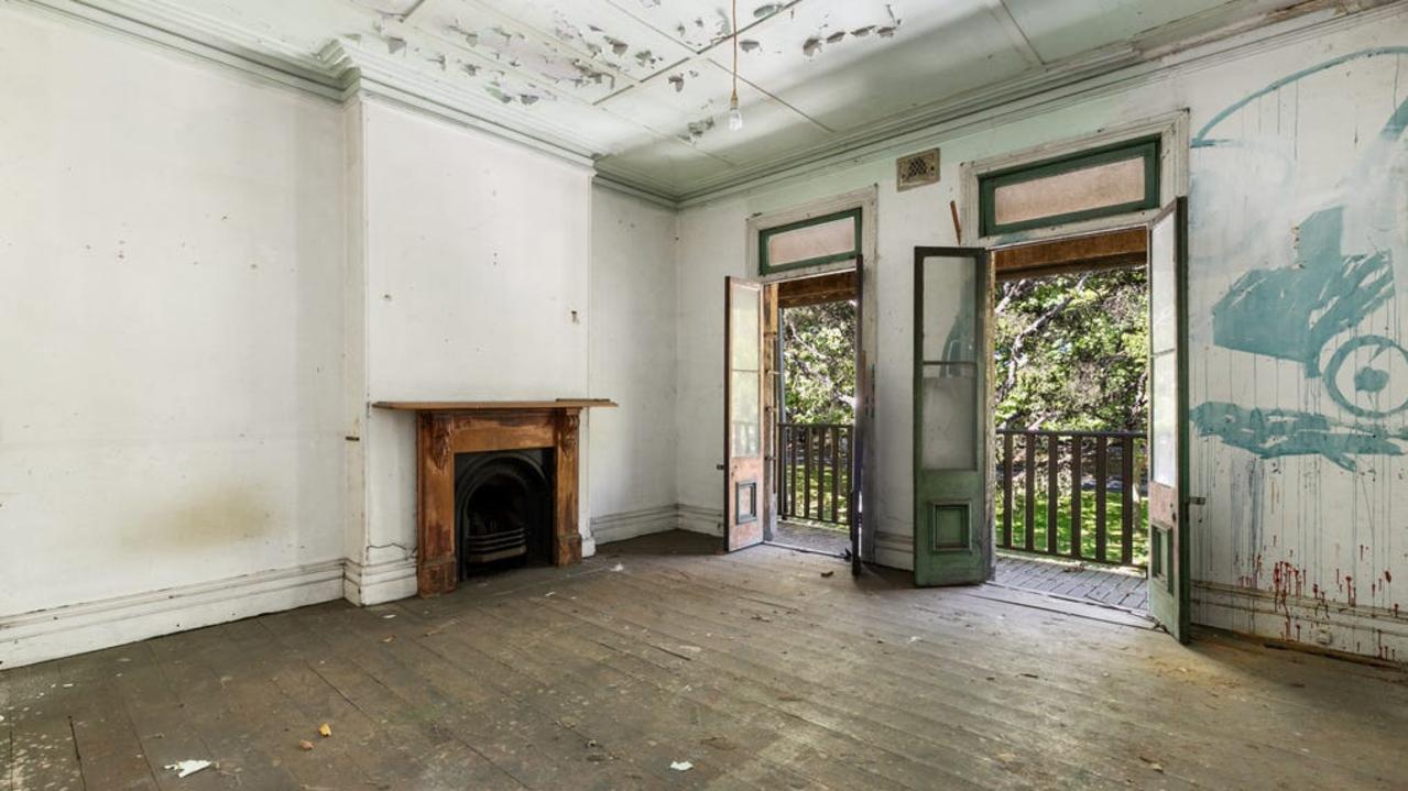 Dishevelled Woollahra home.