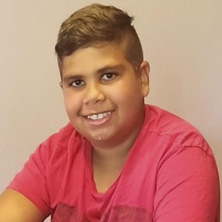 Aboriginal boy Cassius Turvey, 15, was walking home from school when the alleged attack occurred. Picture: Facebook.