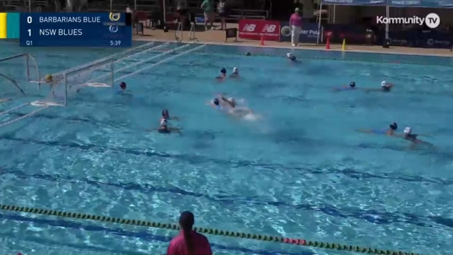 Replay: Water Polo Australia National Championships – Women- Barbarians Blue v NSW Blues (17 and Under)