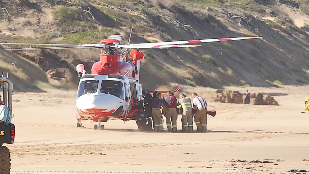 ‘Loud bang’: Helicopter crashes into sea off Point Lonsdale