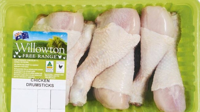 ALDI Australia’s chicken drumsticks. Picture: Supplied