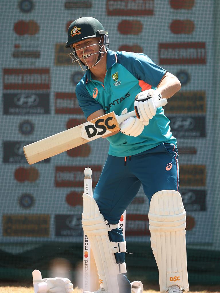 It it remains to be seen if David Warner is bold enough to bat right-handed in a Test. Picture: Getty Images