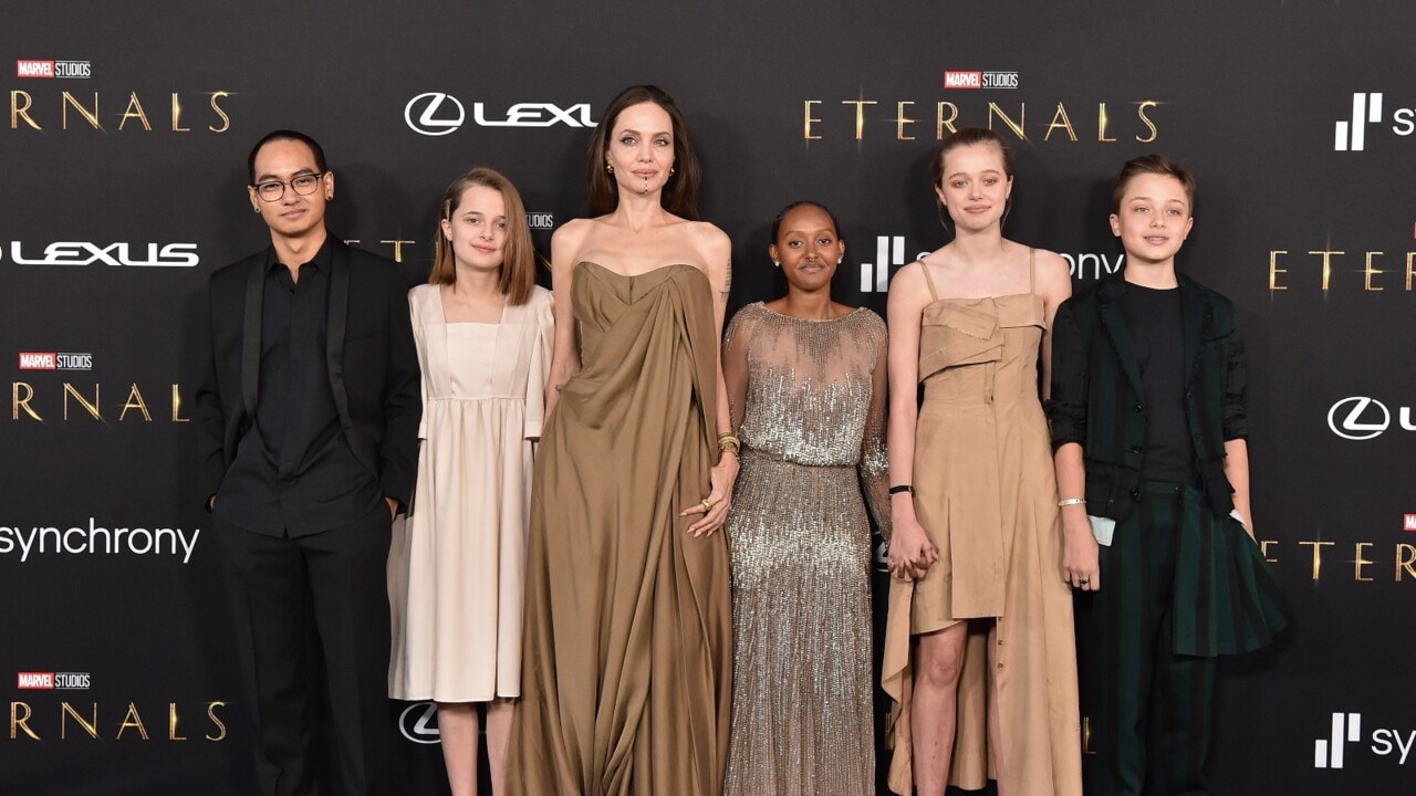 Angelina Jolie's kids wear her old dresses to the 'Eternals' premiere