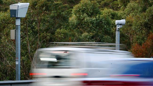 Afshariyan jammed on the brakes as he went past the Ourimbah fixed speed camera. Picture: Waide Maguire