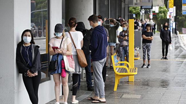 Health authorities are pleading with residents to get tested. Picture: Adam Yip