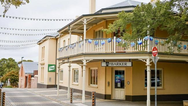 The Barker Hotel in Mount Barker. Pics: Instagram.