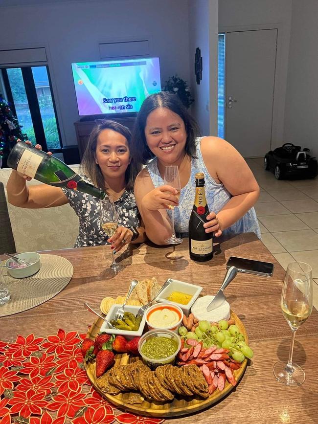 Ms O’Donnell (right) said her friend never let anyone go hungry. Picture: Supplied