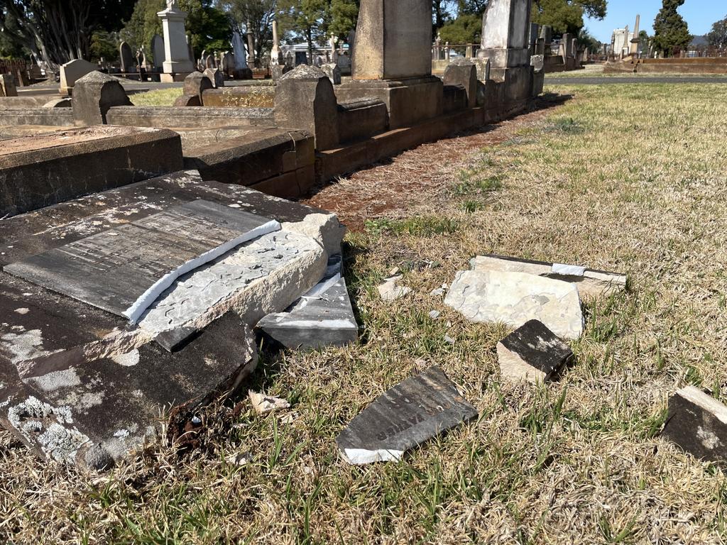 Toowoomba Mayor Geoff McDonald labelled the vandalism “disgraceful, disappointing and disgusting”.