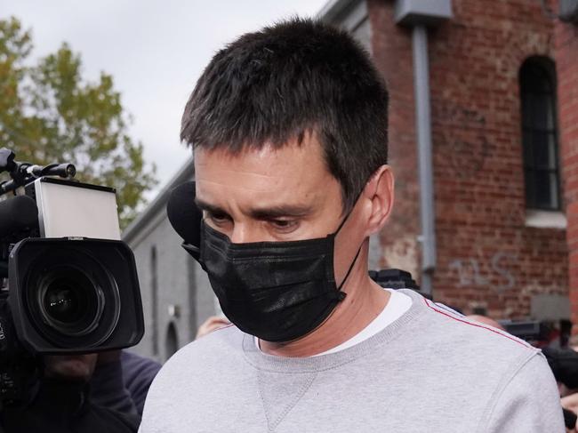 Porsche driver Richard Pusey is facing separate allegations he unlawfully assaulted and stole keys from another driver. Picture: AAP Image/Michael Dodge