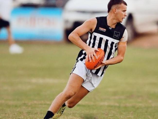 Birdwood footballer Antonio Loiacono died on Sunday night after an on-field collision during an Adelaide Hills Football League match. Picture: Supplied