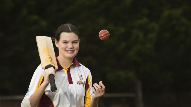 Highfields cricketer Bridget Peden will tour England in 2021 with her former club - Atheron.