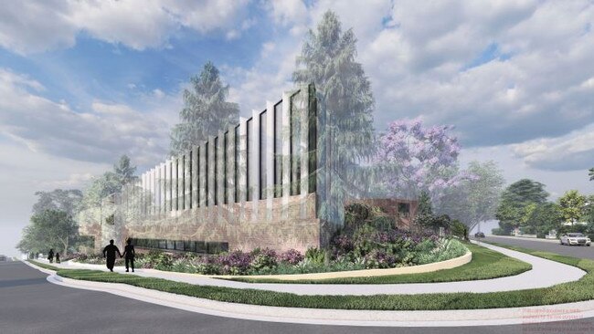 What it could look like … artist impression of the community hub.