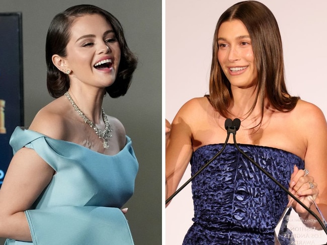 Hailey Bieber accused of copying Selena Gomez's speech.