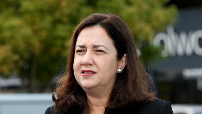 Premier Annastacia Palaszczuk has handed down the Queensland Law Reform Commission’s report. Picture: AAP/Steve Pohlner