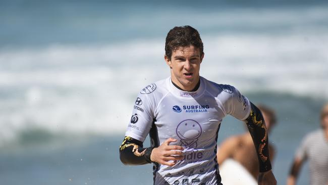 Liam O’Brien in the 2019 Australian Boardriders Battle National Final. Picture: WSL