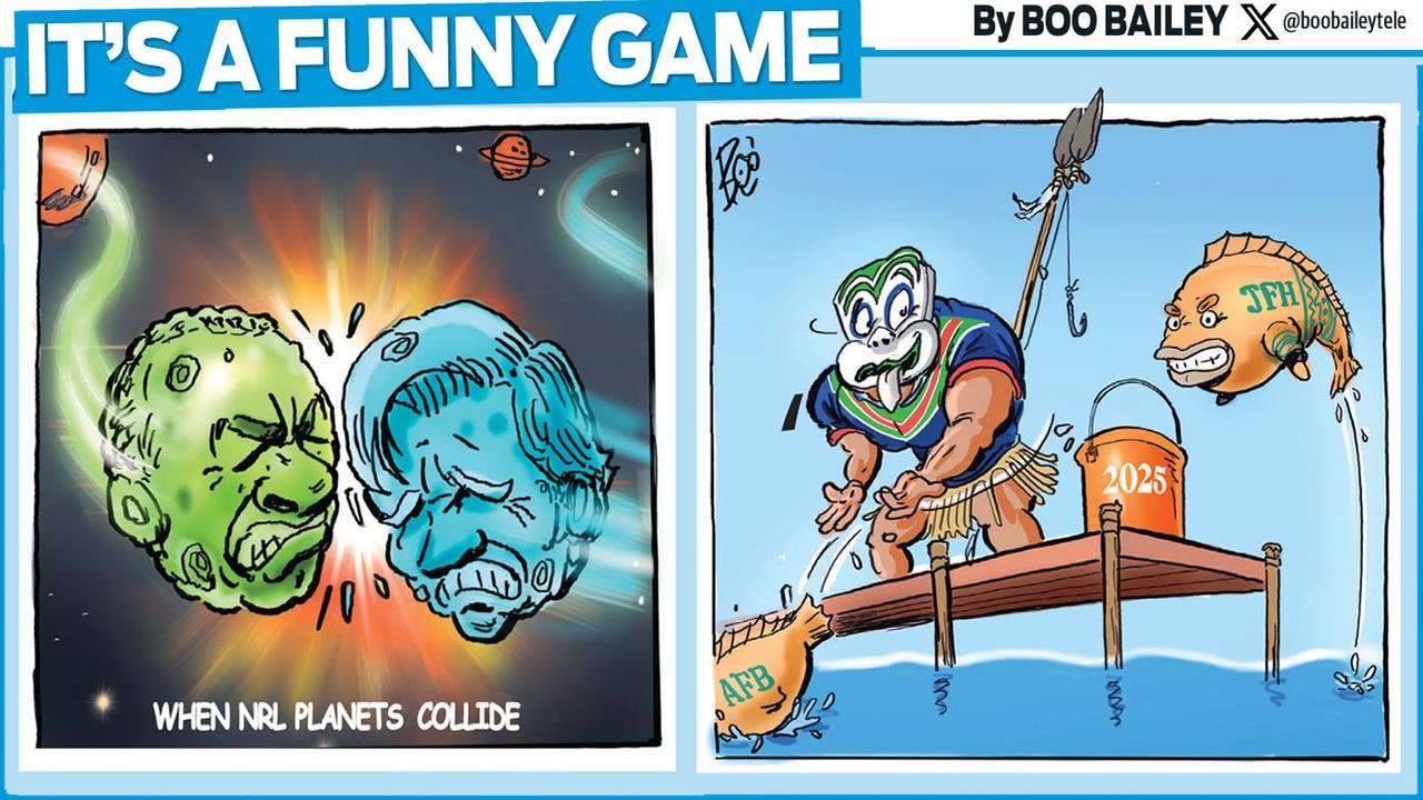 It's A Funny Game. Art: Boo Bailey