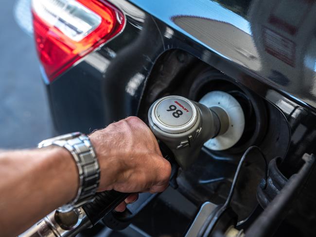 SYDNEY, AUSTRALIA - NewsWire Photos 24, JAN, 2023: A gas pump is seen at a petrol station in Sydney. Picture: NCA NewsWire / Flavio Brancaleone