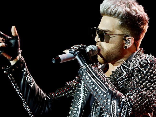 US singer Adam Lambert fronting iconic rock band Queen
