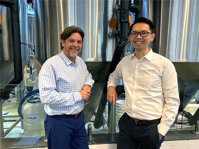 Octant AI's co-founders David Porter (left) and Cuong Quang