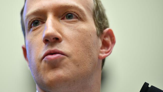 Facebook CEO Mark Zuckerberg. Picture: Mandel Ngan/AFP