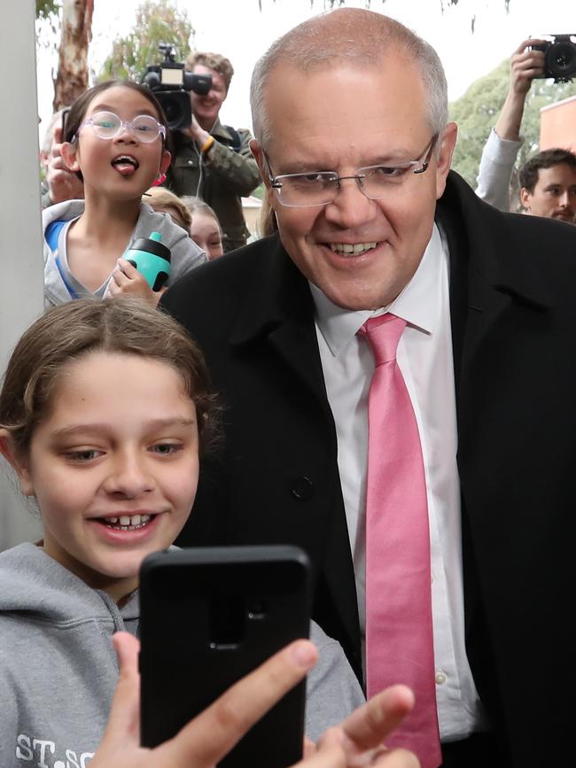 Scott Morrison will launch the government’s re-election bid in Melbourne today. Picture: Alex Coppel