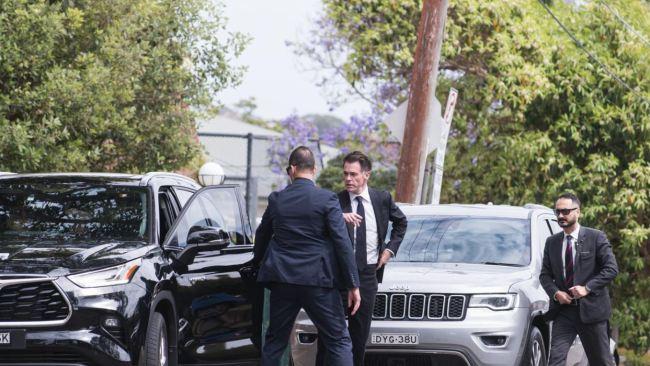 NSW Premier Chris Minns arrives for the funeral of Lilie James at Danebank College in Sydney. Picture: NCA NewsWire / Flavio Brancaleone