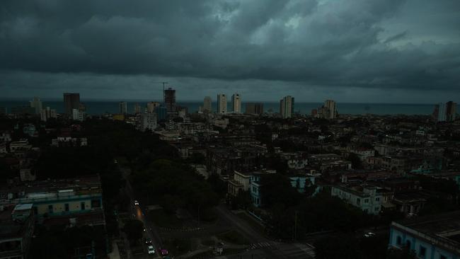 Cuba’s capital city Havana is at a virtual standstill due to the nationwide blackout. Picture: Yamil Lage/AFP