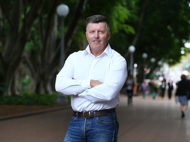 14/04/2016. Former NSW Police Minister Mike Gallacher, reflecting on ICAC findings. Photographed at Hyde Park in Sydney. Britta Campion / The Australian.