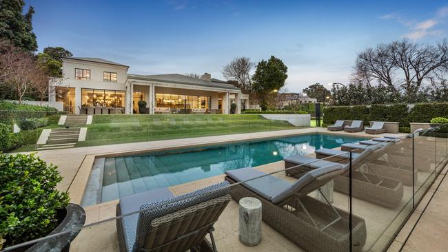 47 Lansell Rd, Toorak, sold for an Australian auction record price in the vicinity of $43m this year.