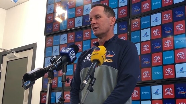 Crows coach Don Pyke ahead of Geelong clash