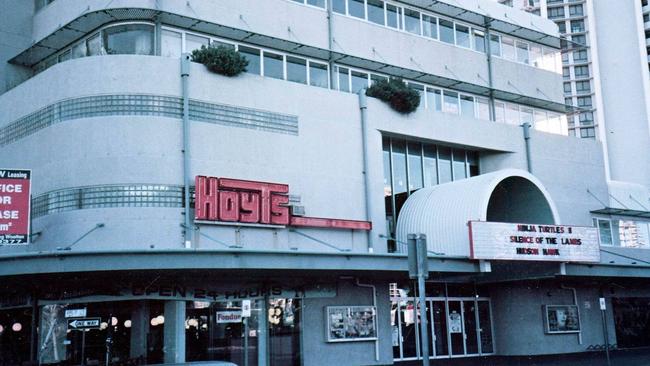 The old Hoyts cinema in 1992. Picture: Paul O'Connor.