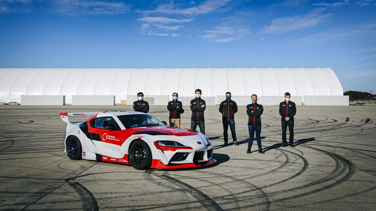 Toyota Supra self-driving drift car.