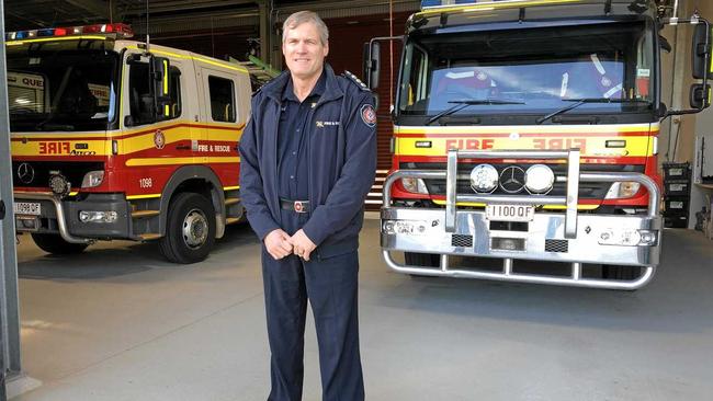 QFES Roma Area Commander, Peter McCarron. Picture: Jorja McDonnell