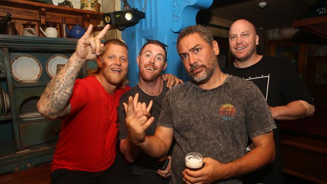 PJ O'BRIEN'S: Paul Oakly, Jimmy Lundy, Marko Gee and Dan Gibson