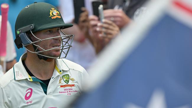 Warner has hinted that he will pull punches when it comes to the ball tampering saga. Picture: Saeed KHAN / AFP