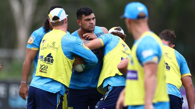 David Fifita has a big decision to make on his future. Picture: Chris Hyde/Getty