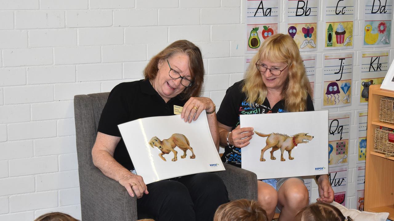 RSPCA volunteers and kittens visit Rosemont Cottage in Toowoomba to teach kids about how to care for animals.