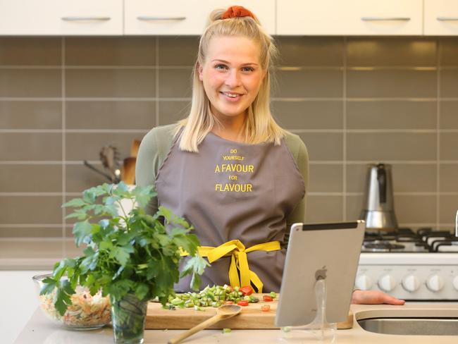 Geelong's Jess Wolfe, who recently appeared on Farmer Wants a Wife is turning her hand to cooking, teaming up for a digital show with a Plate of Origin star Duncan Lu. Picture: Peter Ristevski