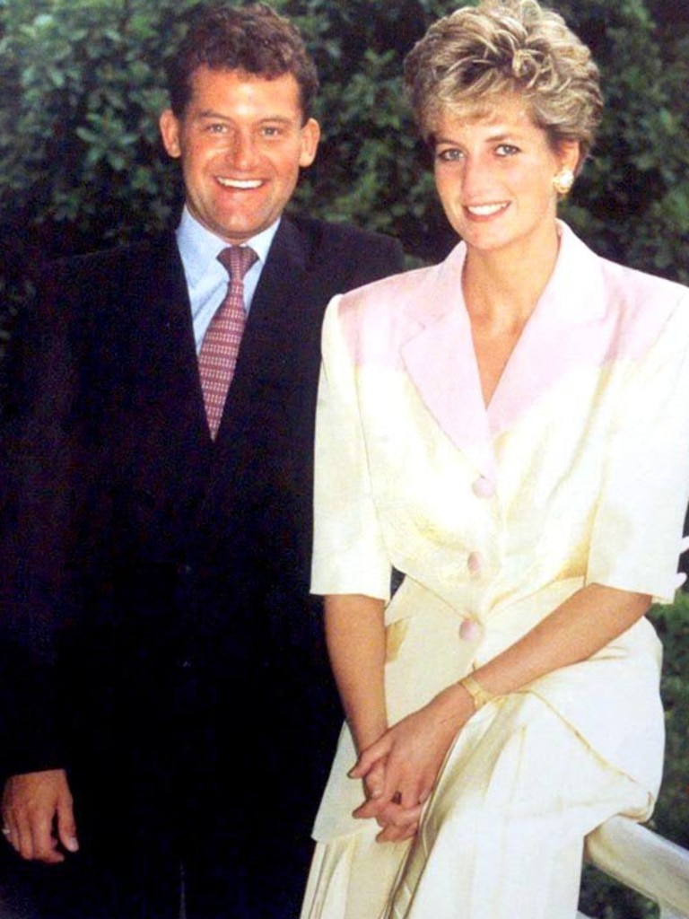 Princess Diana and her butler, Paul Burrell.