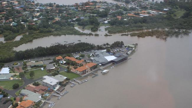 Flooding in Yamba. Photo: The Daily Examiner.