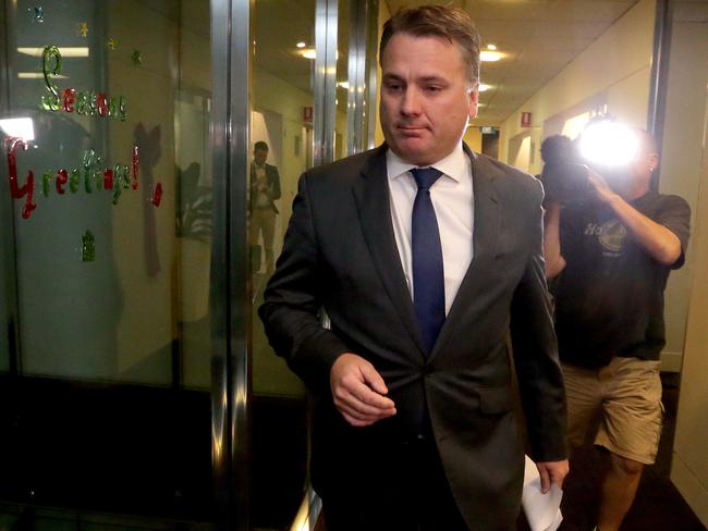 Former minister Jamie Briggs was forced to resign over the Hong Kong incident. Picture: Kelly Barnes