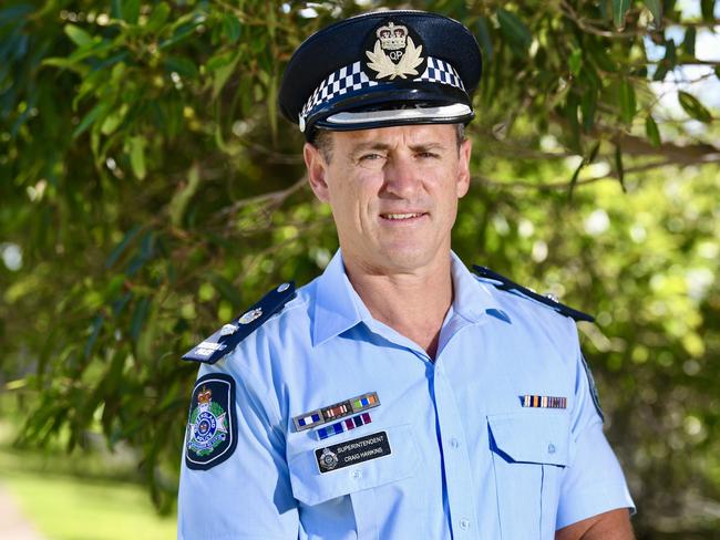 Craig Hawkins has replaced Darryl Johnson as head of the Sunshine Coast Police.