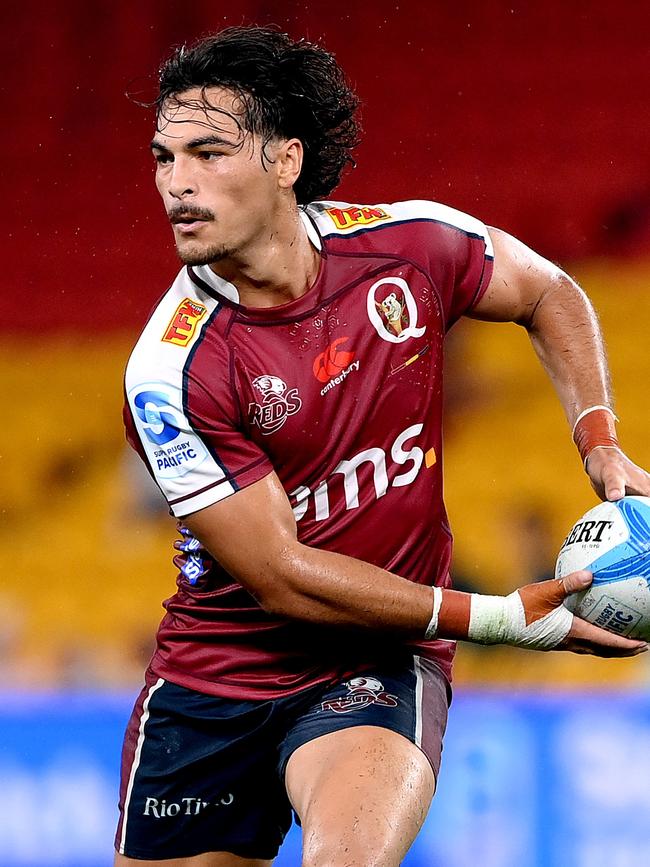 Jordan Petaia plays for the Queensland Reds in Super Rugby. (Photo by Bradley Kanaris/Getty Images)