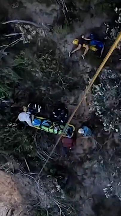 Paraglider rescued after mid-air collision