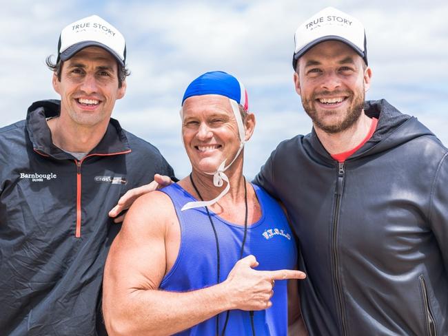 True Story with Hamish & Andy — (L-R) Andy Lee, Craig McLachlan, Hamish Blake — has been a hit with men and women.