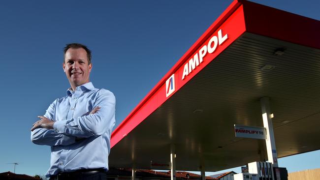 Ampol managing director Matt Halliday says the company wants to be a player in the vehicle charging space.